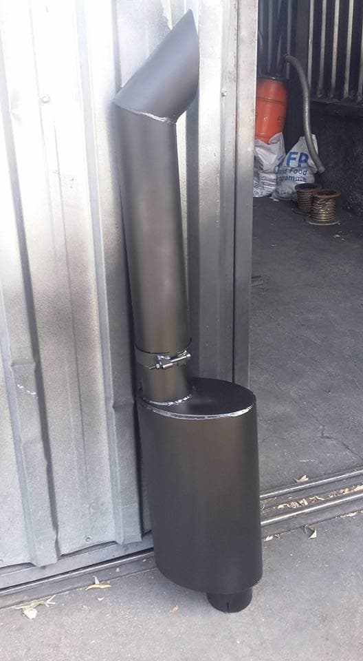 Dikey Tip Egzoz Susturucu Seti