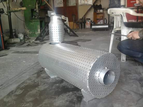 Kurtan Delikli Muhafazalı Egzoz